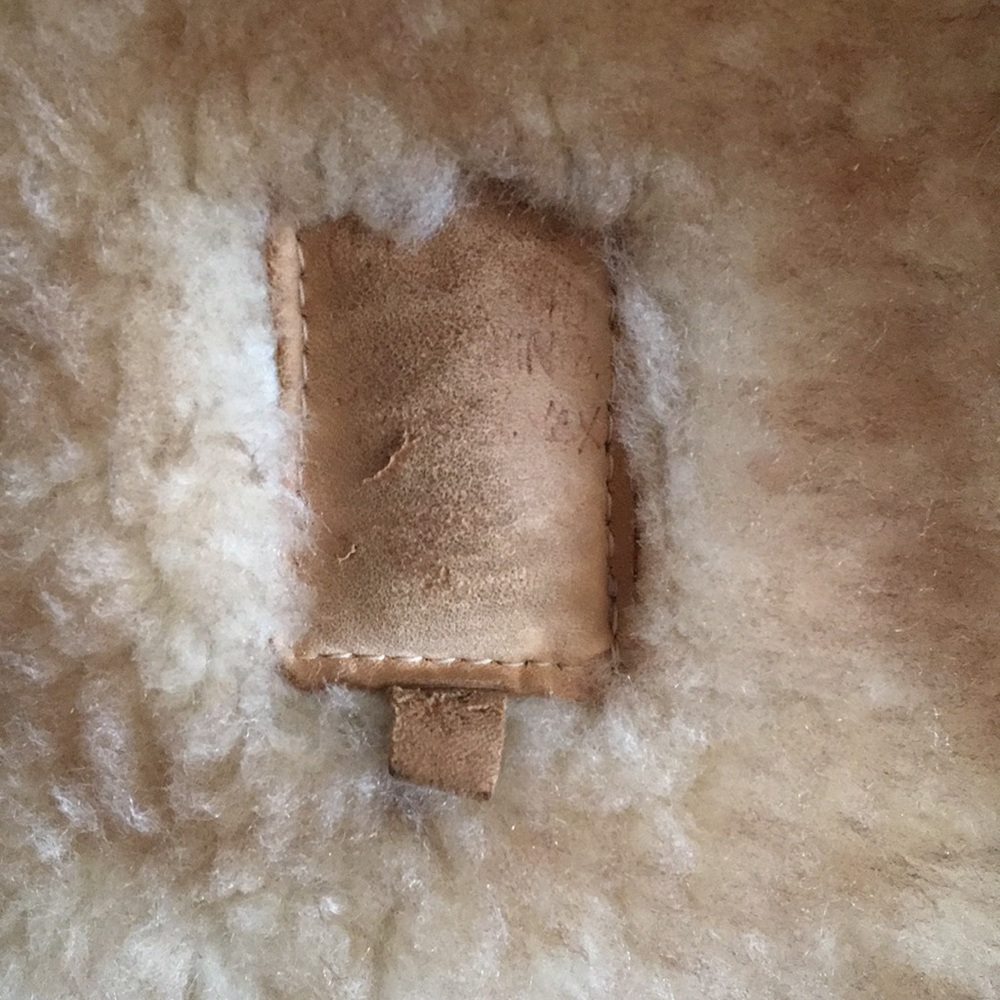 Vintage overland sheepskin shearling coat - Picture 6 of 6